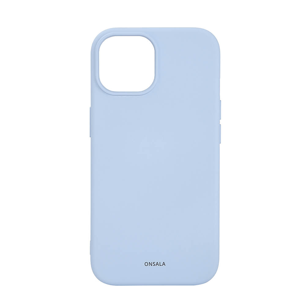 Phone Case with Silicone Feel MagSeries Light Blue - iPhone 15 