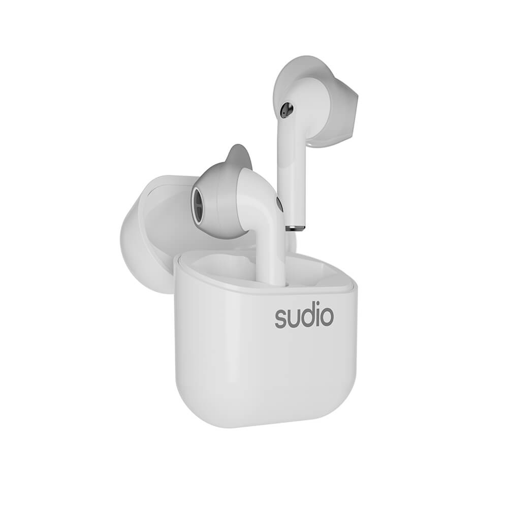 True Wireless Headphones NIO In-Ear White Microphone