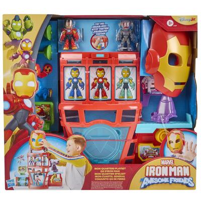 Iron Man And His Awesome Friends Iron Quarters Playset