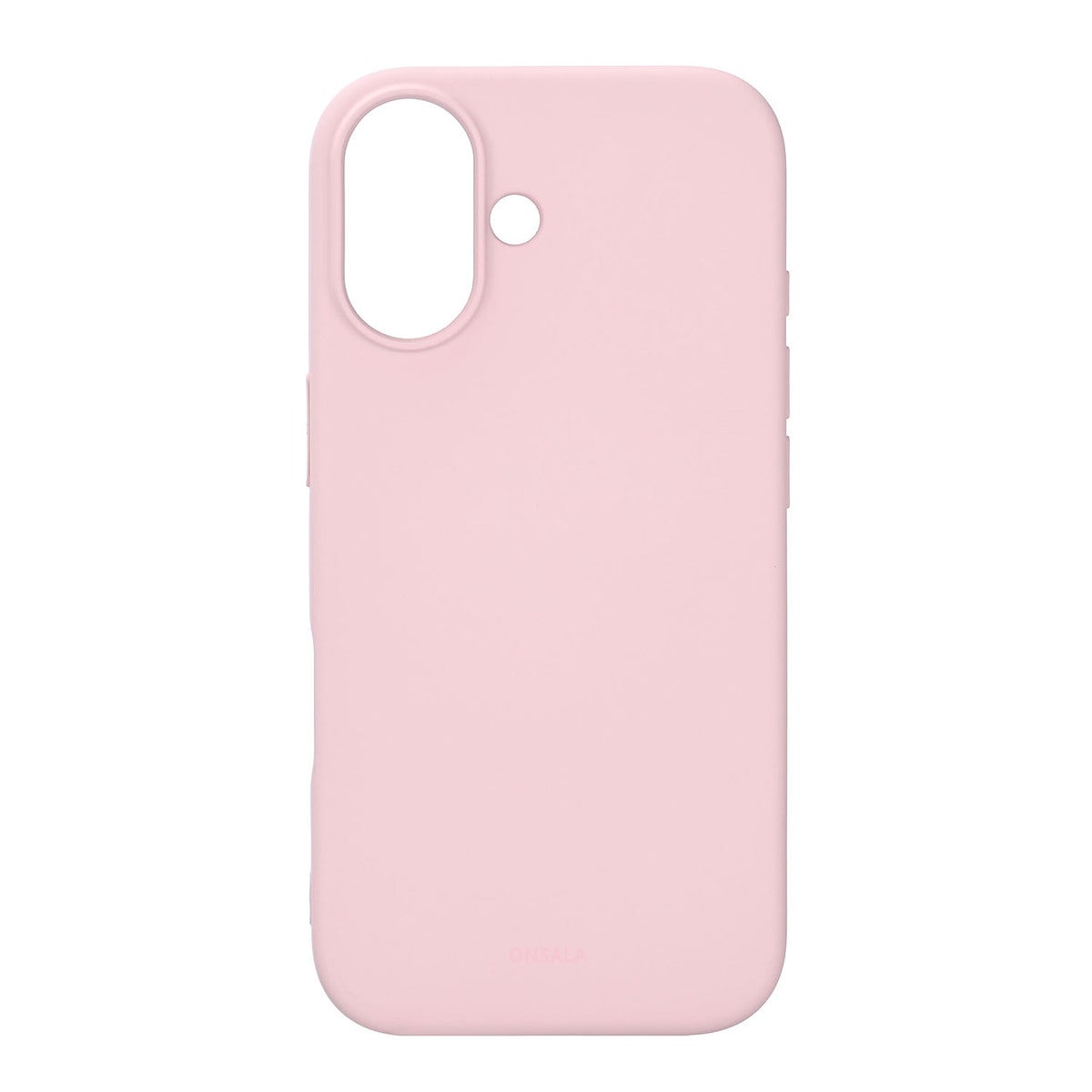 Mobildeksel med silikonsfølelse Chalk Pink - iPhone 17