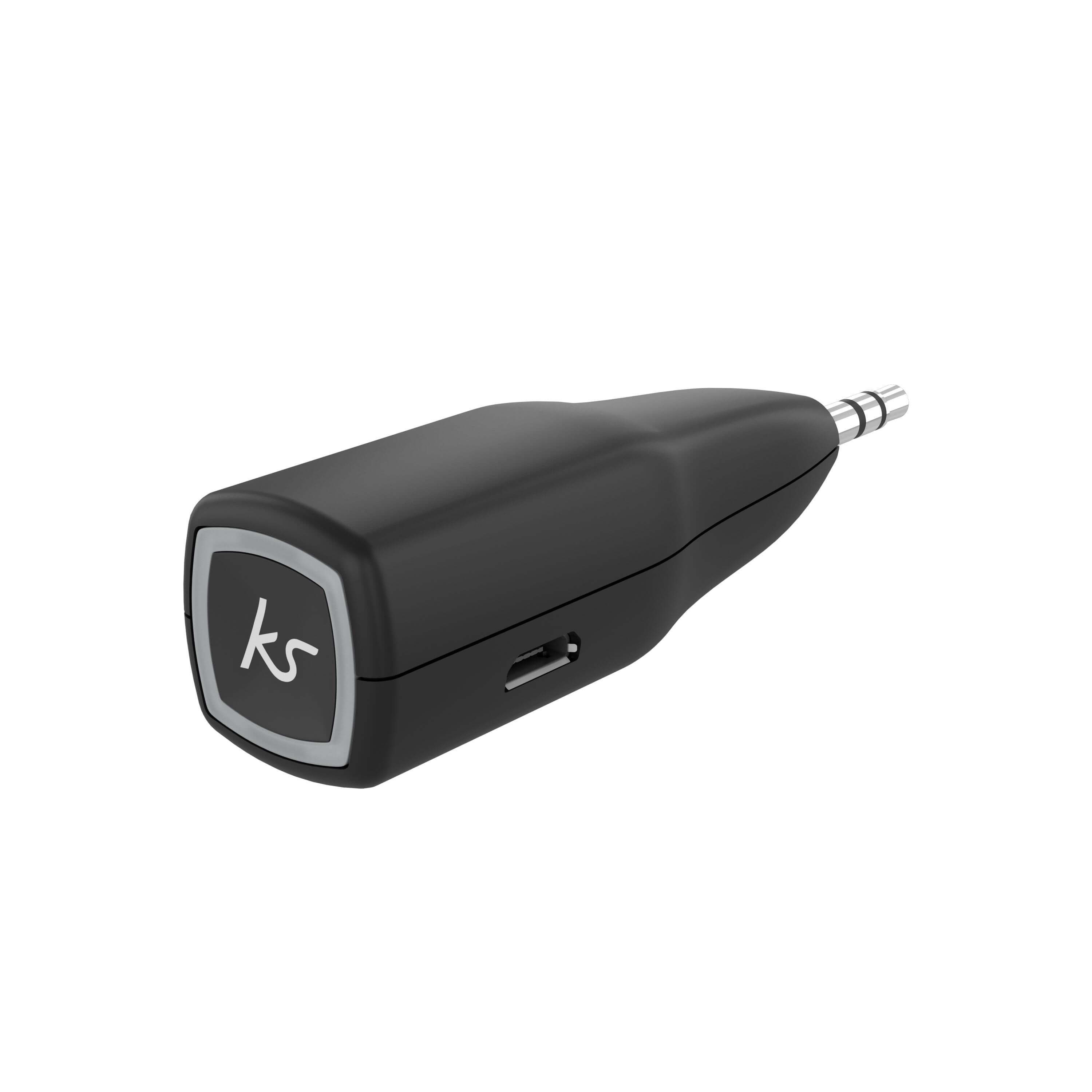 KITSOUND BT Vastaanotin 3,5mm MyJack2 Langaton 10h Akunkesto Mic Musta