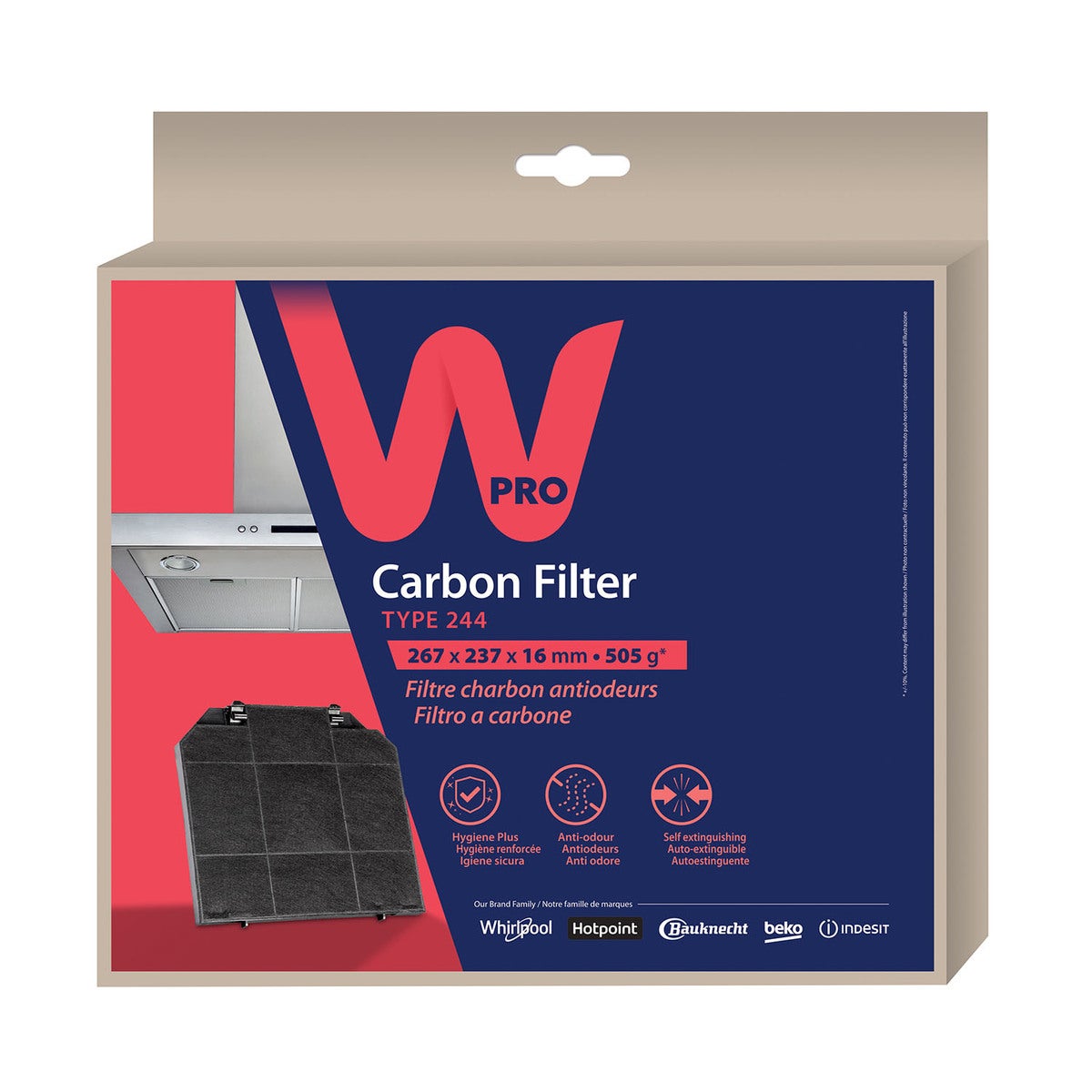 Kulfilter til Køkkenemhætte AMC244