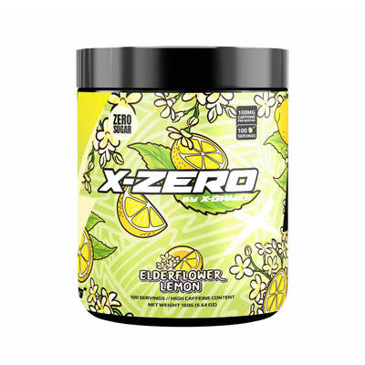 Energidryckspulver X-Zero 160 gram Elderflower Lemon
