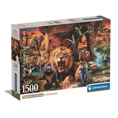 Puslespill 1500 Pcs CB High Quality Collection The Tribal Society