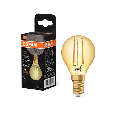 Belysning LED Classic P 2,5W 824 Gold E14