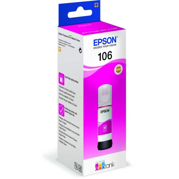 EPSON Ink C13T00R340 106 Magenta Ecotank