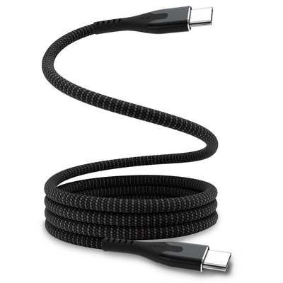 Magnetisk Kabel Magstack Pro USB-C Till USB-C Svart 2m