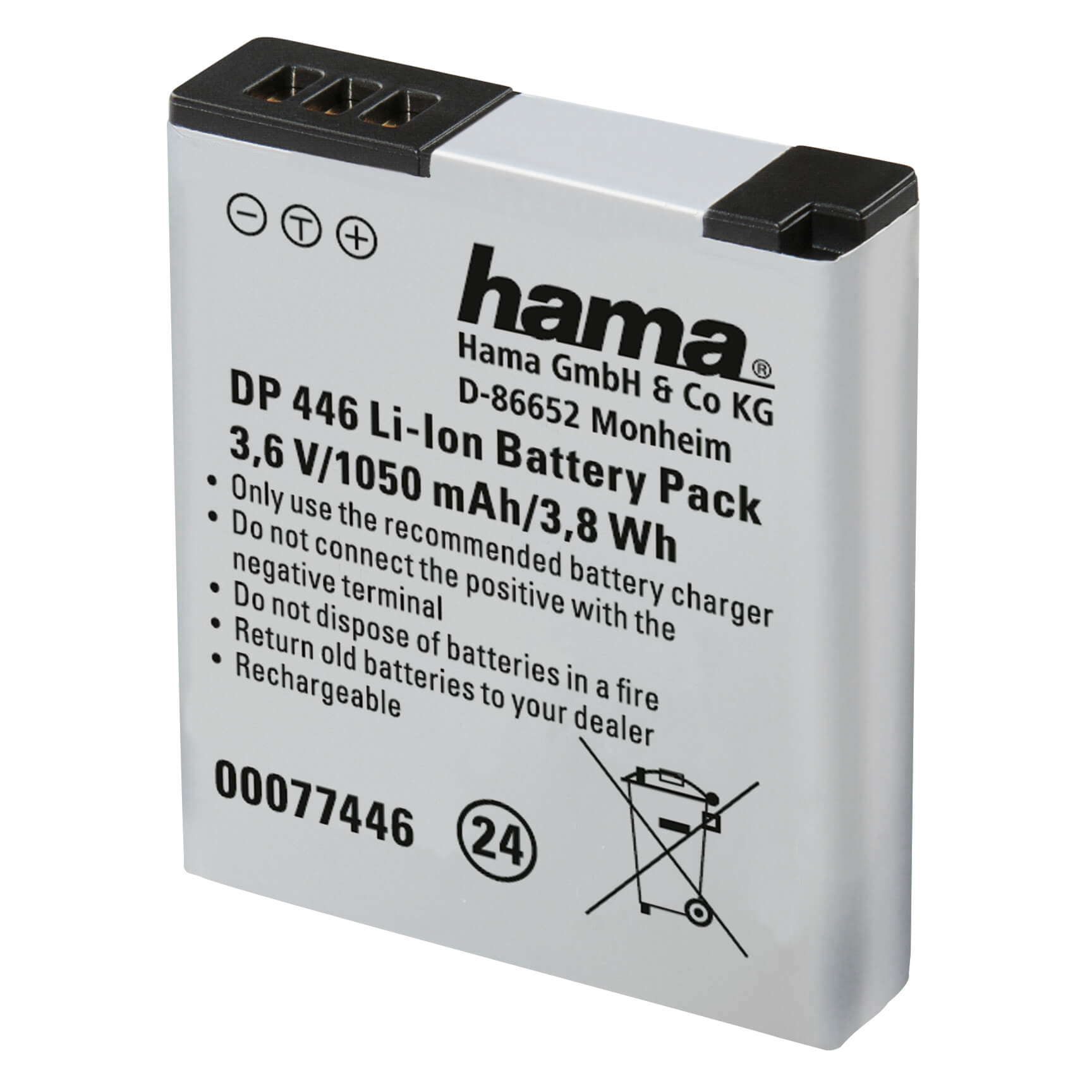 HAMA DP 446 Li-Ion Battery for Pan asonic DMW-BCM13