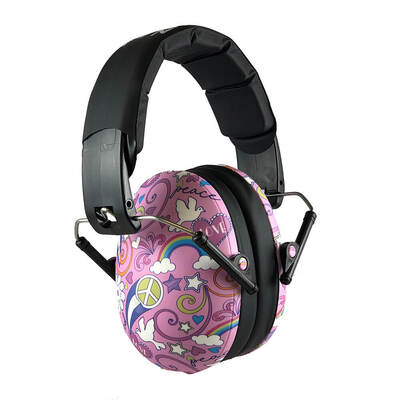 Earmuffs Kids Peace Pink