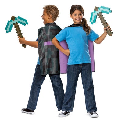 Minecraft Role Play Pickaxe & Cape Set