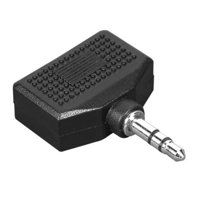 HAMA Adapteri Audio 2x3.5mm- 3.5mm 2xNaaras-Uros Musta