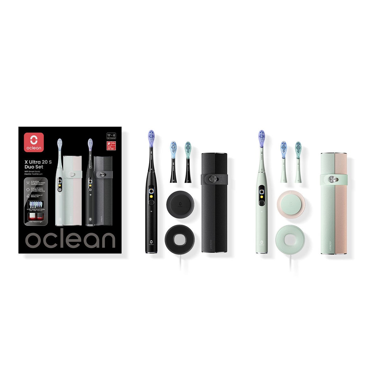 Electric Toothbrush X Ultra 20 S Duo Set Green+Black