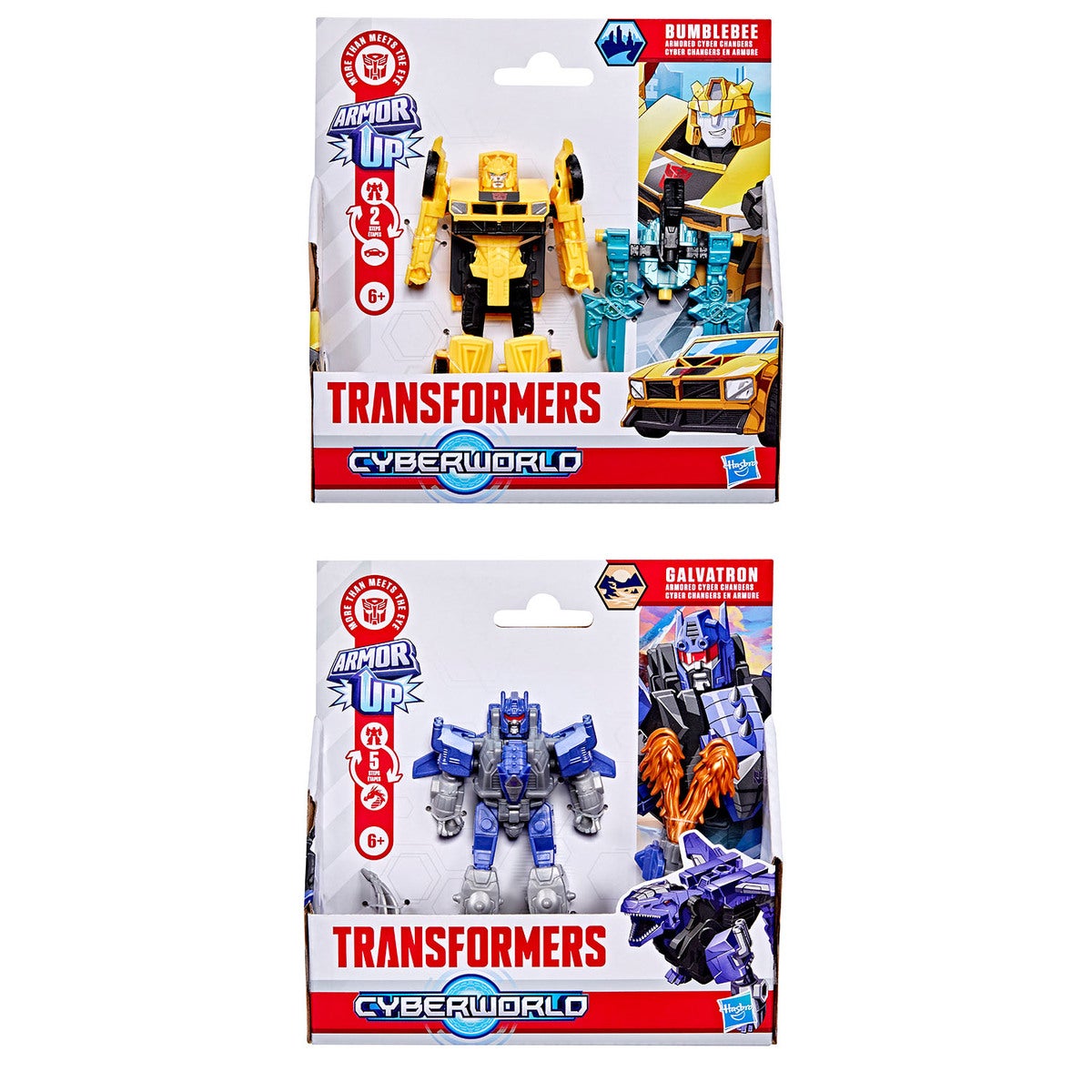 Cyberworld Galvatron Armored Cyber Changers Assorted
