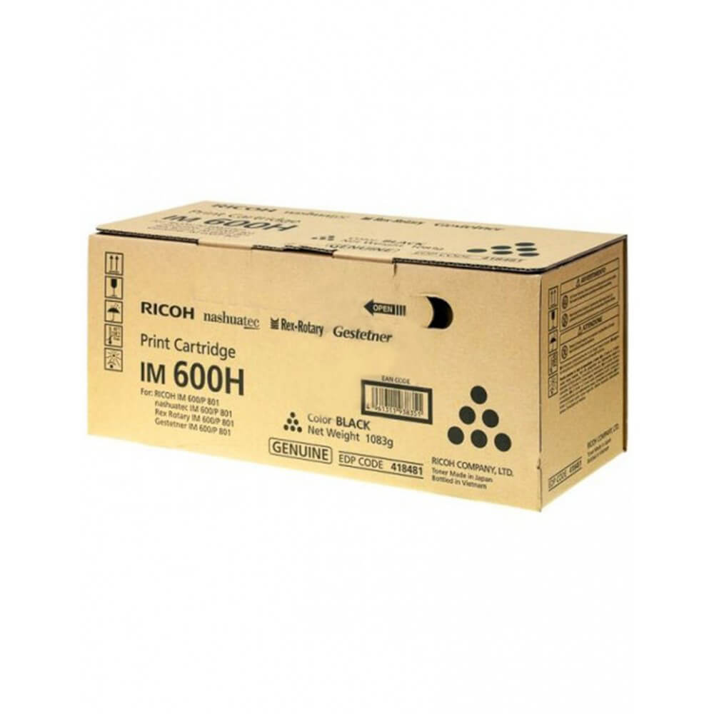 Toner 418481 IM 600H Svart