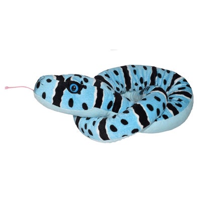 Plush Toy Snakes 137 cm Blue Rock Rattlesnake