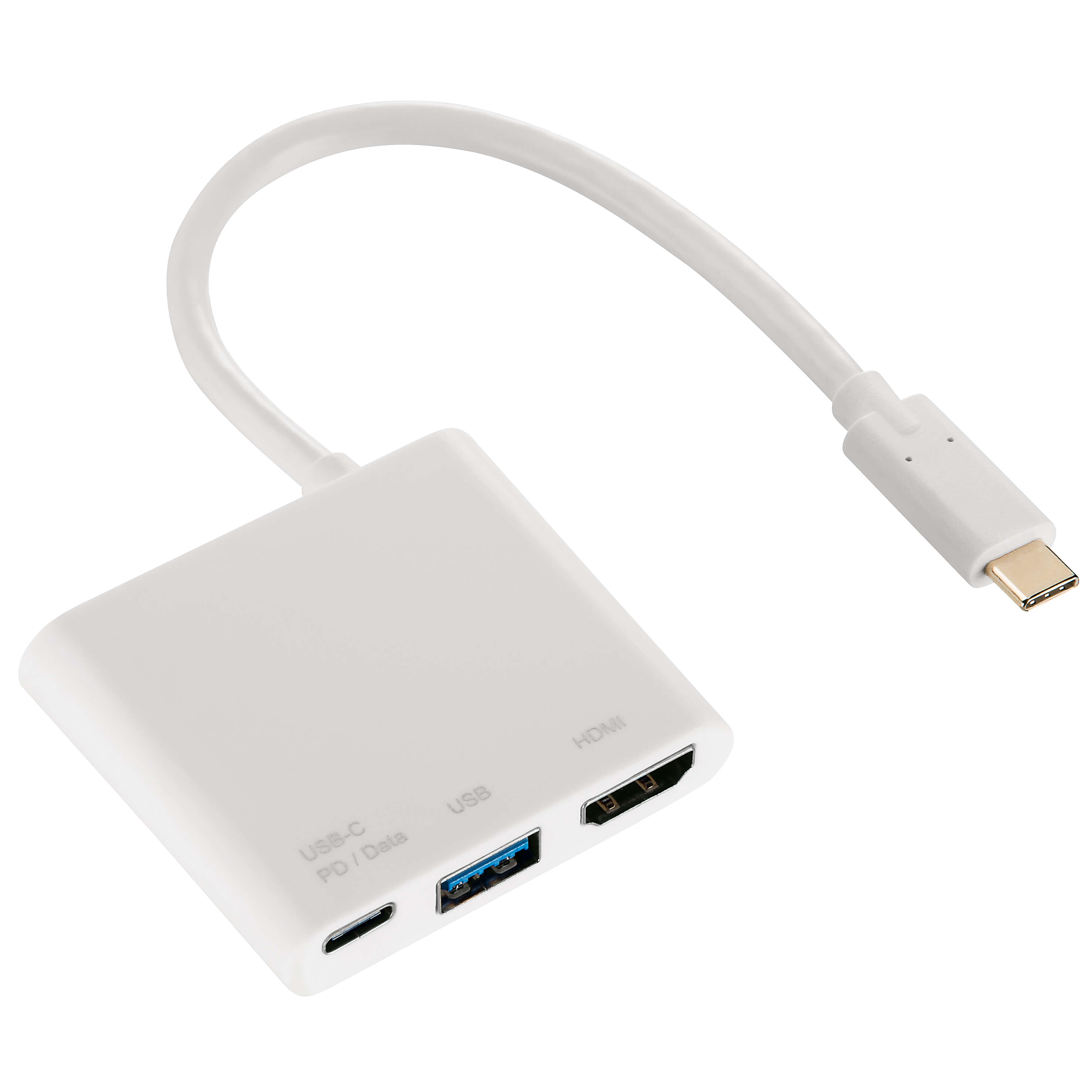 HAMA 3in1 USB-C Multiport Adapter for USB 3.1 HDMI™ and USB-C