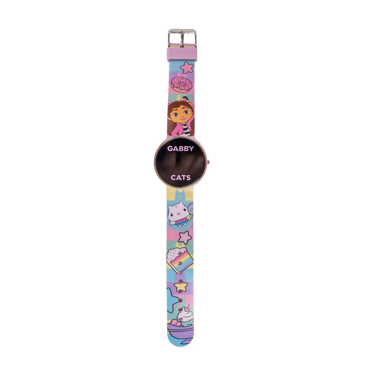 ACCUTIME LED WATCH Round Gabbys Dollhouse