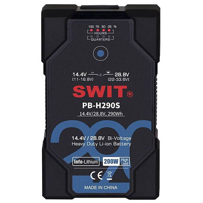 SWIT PB-H290S 290Wh V-lock Bi-Voltage