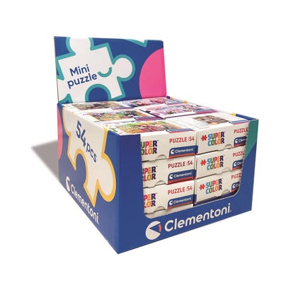 54 Pcs Mini Puzzle Kids Mix (Assortert)