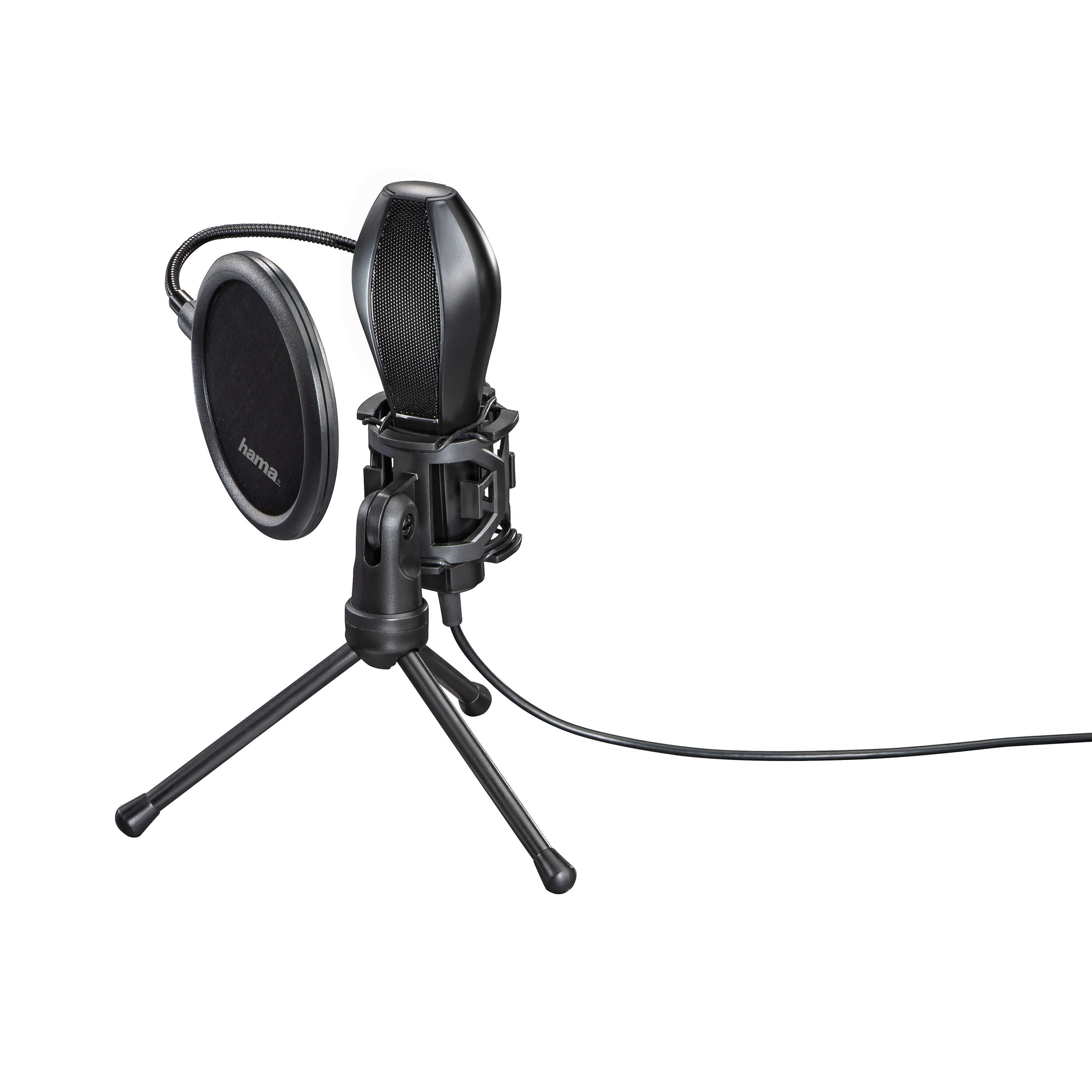 HAMA Microphone MIC-USB Stream USB Svart