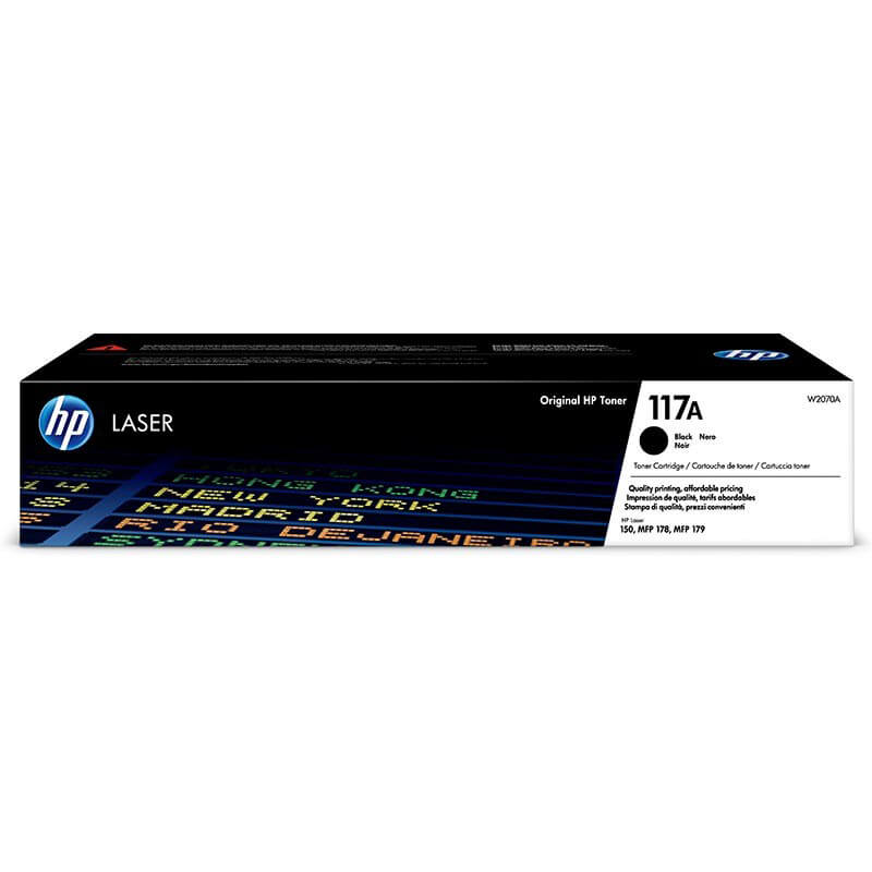 Toner W2070A 117A Svart