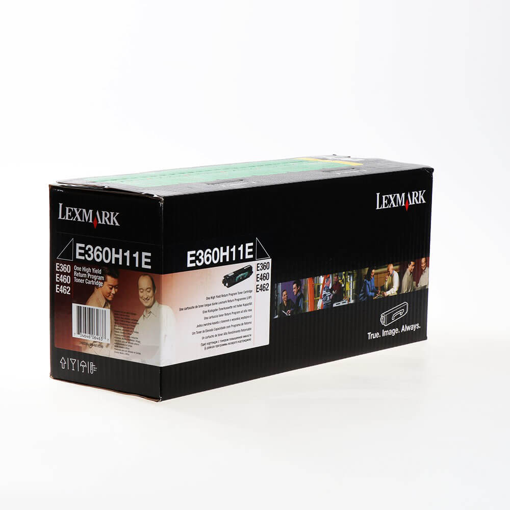 Toner E360H11E Sort Høj Kapacitet, Return