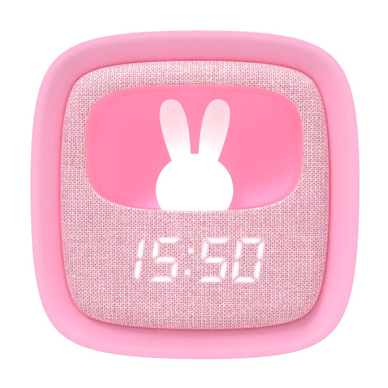 Alarm Clock with Light Billy Clock Pink Marshmallow