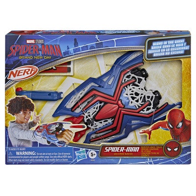 MARVEL Spider-Man BND Nerf Web Strike Glow Blaster