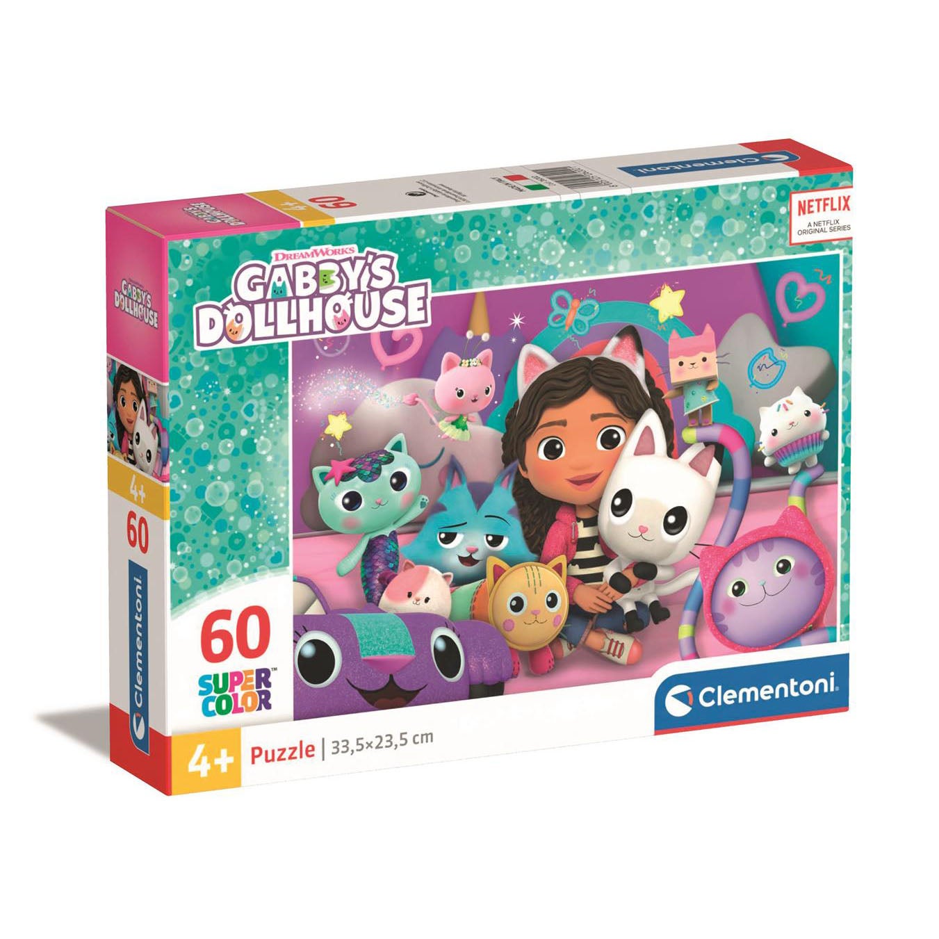 Puzzle 60 Pcs Gabby's Dollhouse - Tura Scandinavia