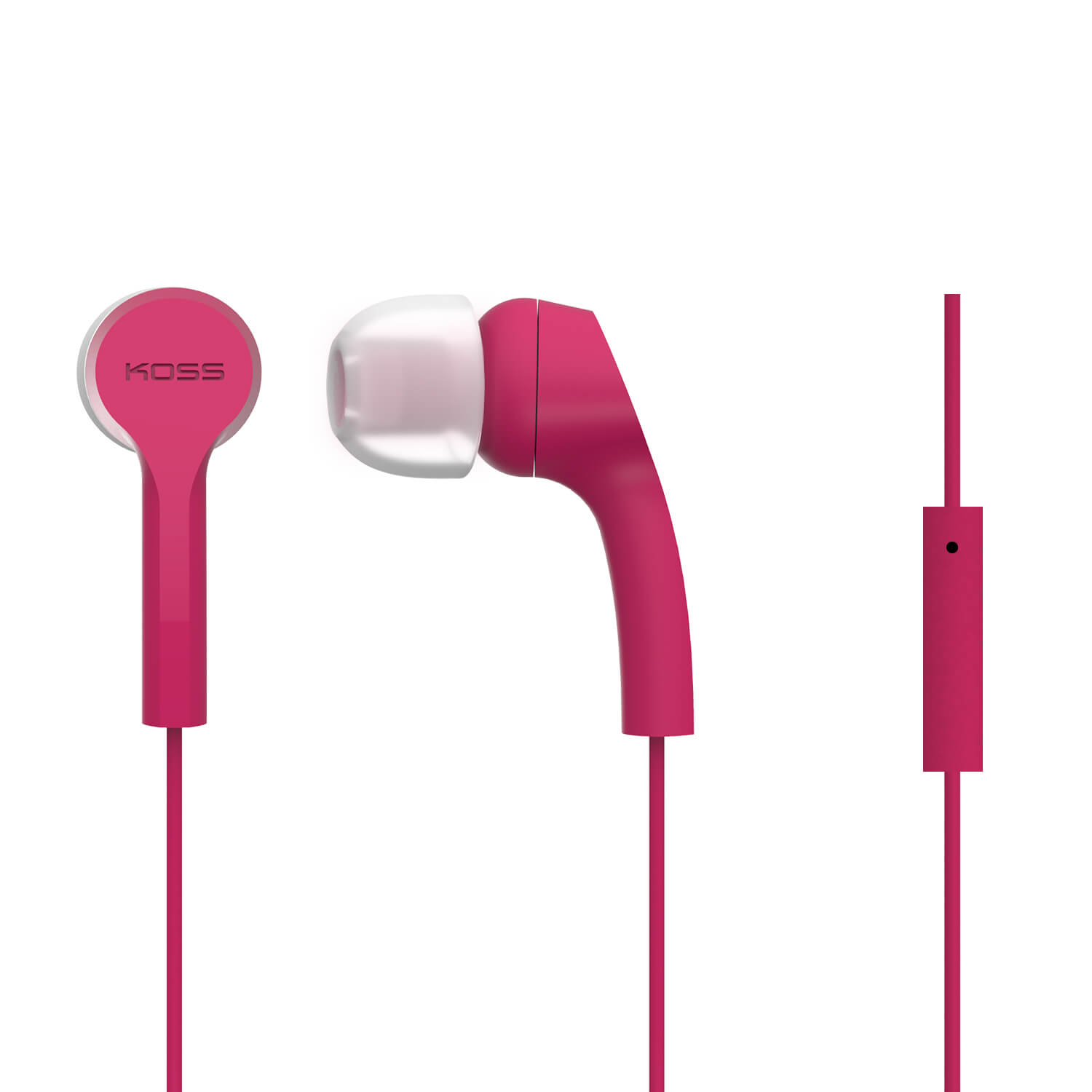 Koss Earphones KEB9iP Rosa In-Ear with one touch mic