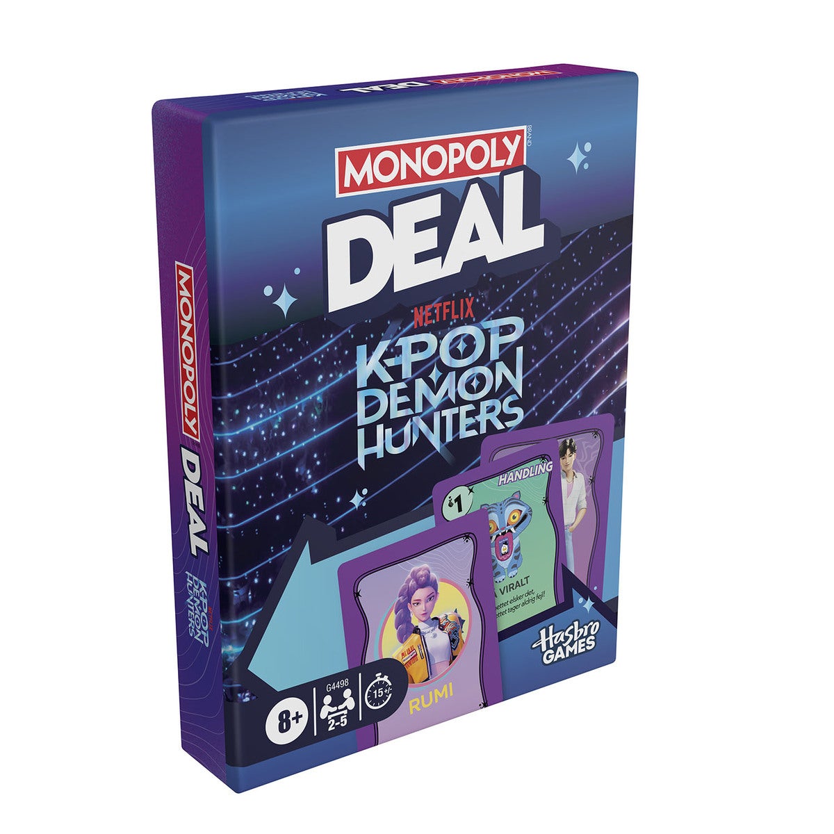 Brætspil Monopoly Deal Kpop Demon Hunters (DK)