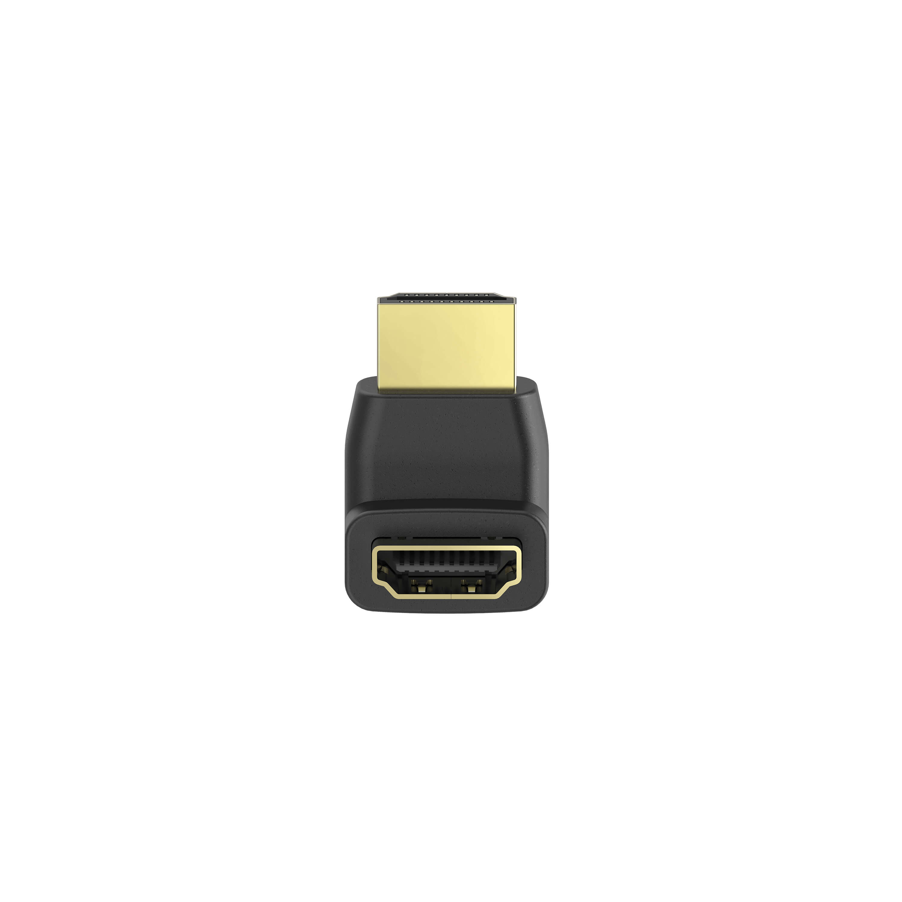 HAMA Adapter HDMI Angled Down Femlale-Male Gold Black 