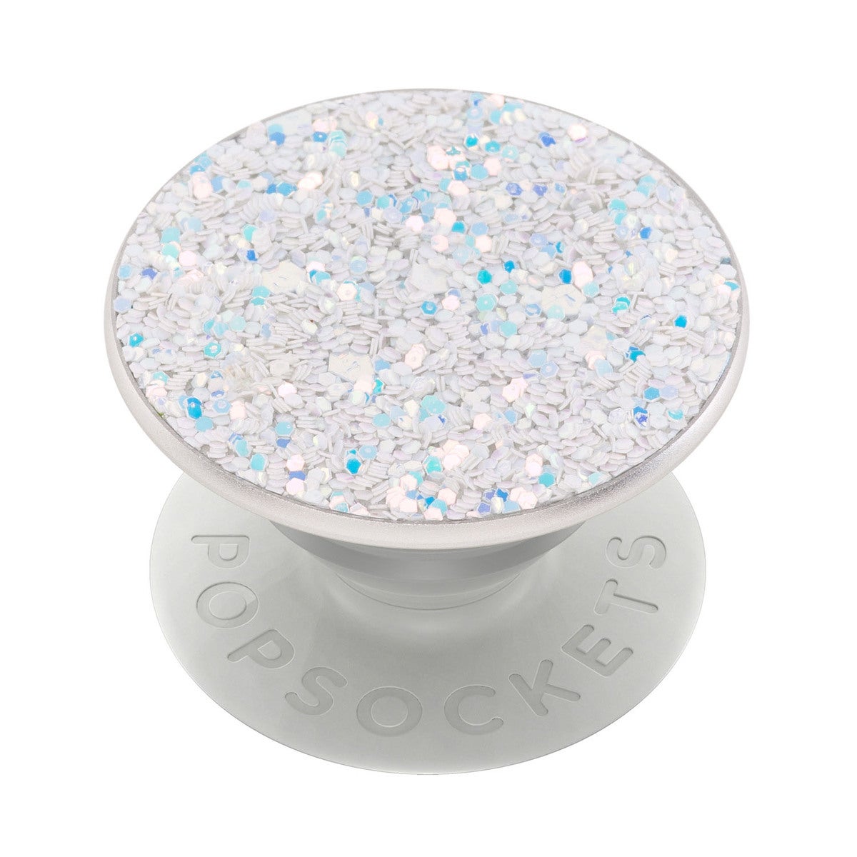 POPSOCKETS Sparkle Snow White Irrotettava Grip Telinetoiminto Premium