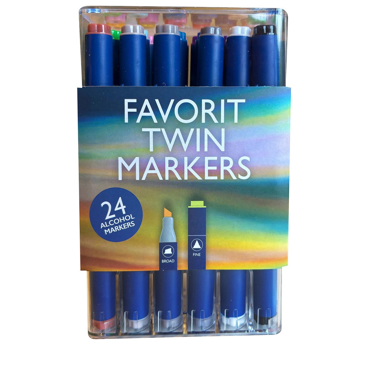 Round Dual Markers 24pcs