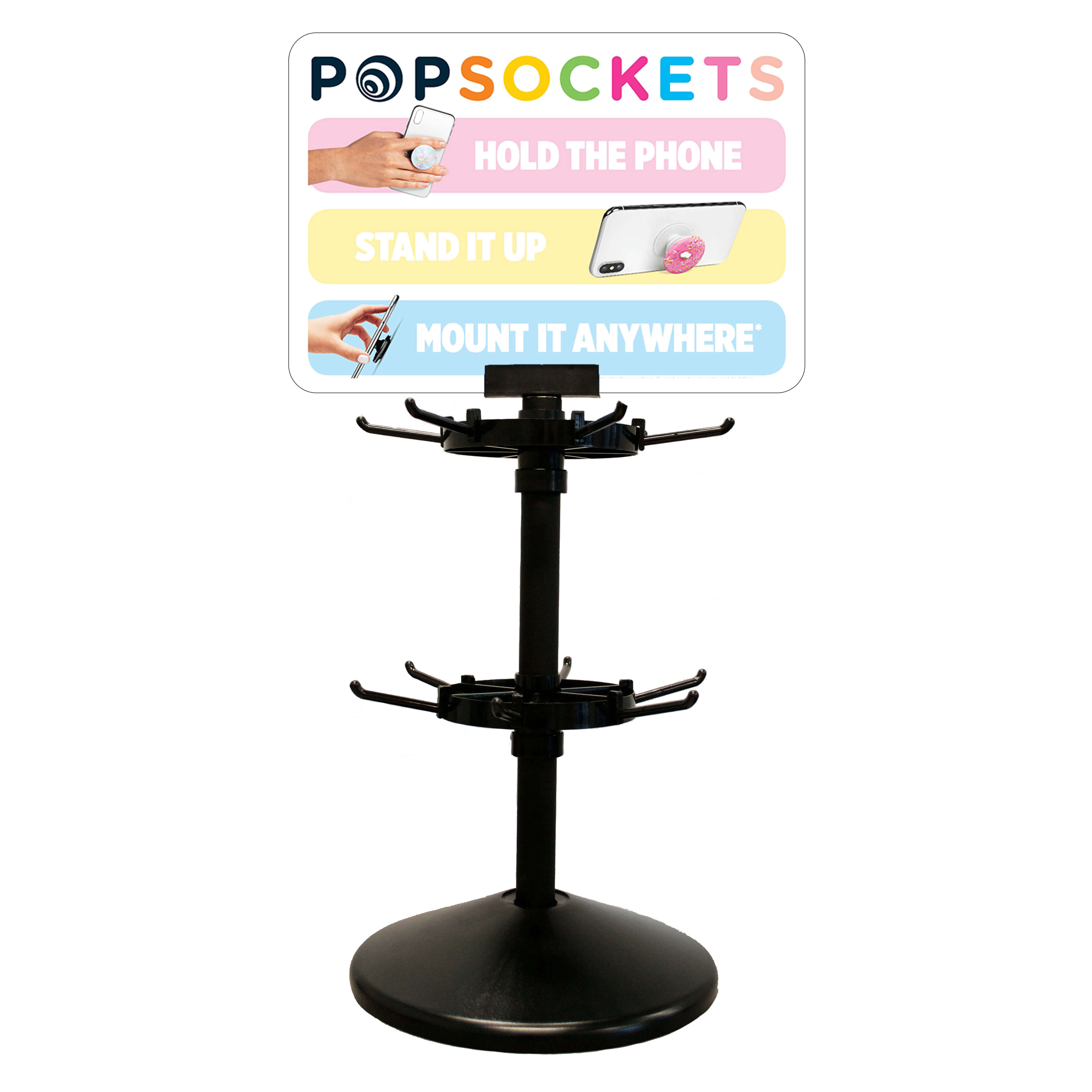 POPSOCKETS Tabledisplay 12 hooks inkl topsign