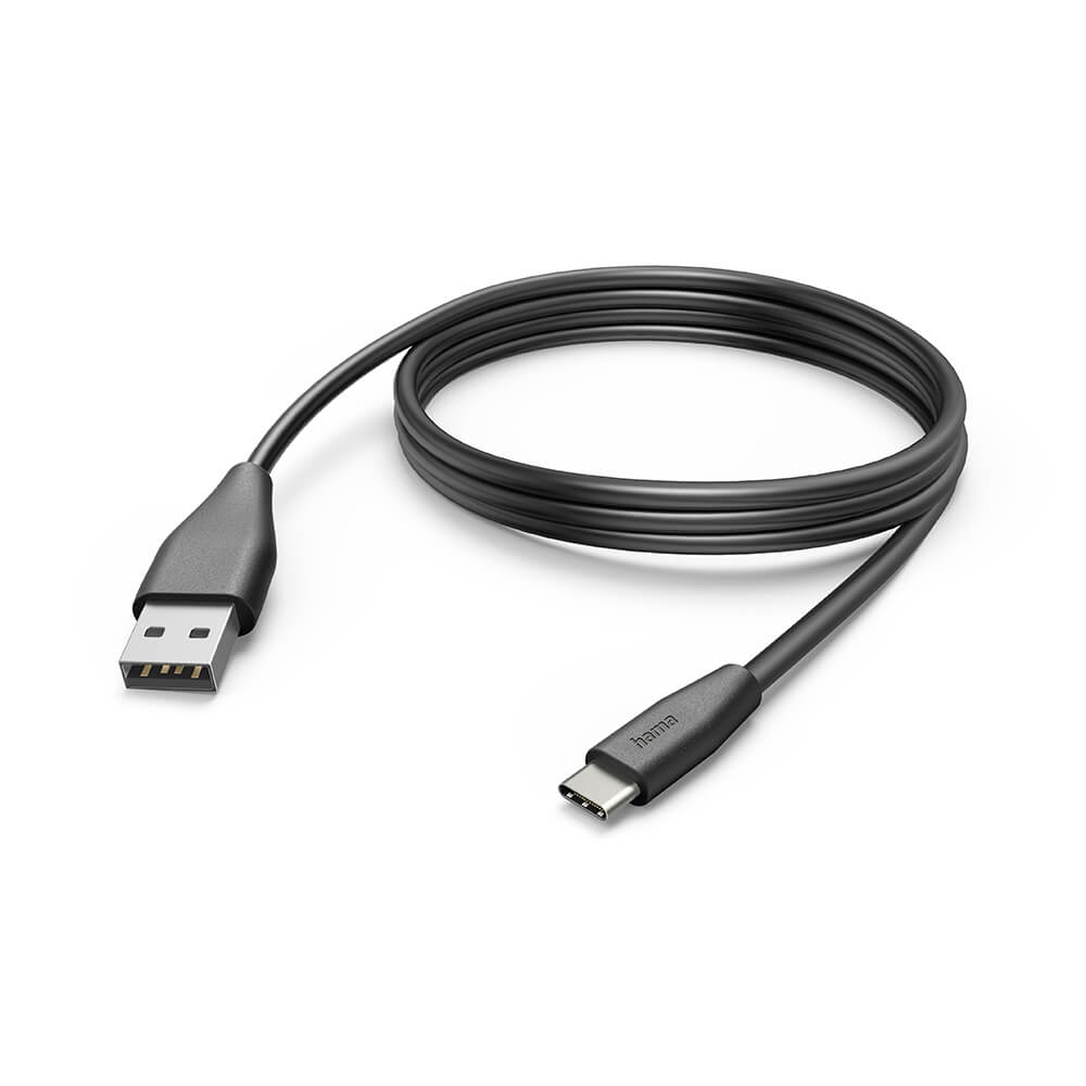 Charging Cable USB-A to USB-C Black 3.0m