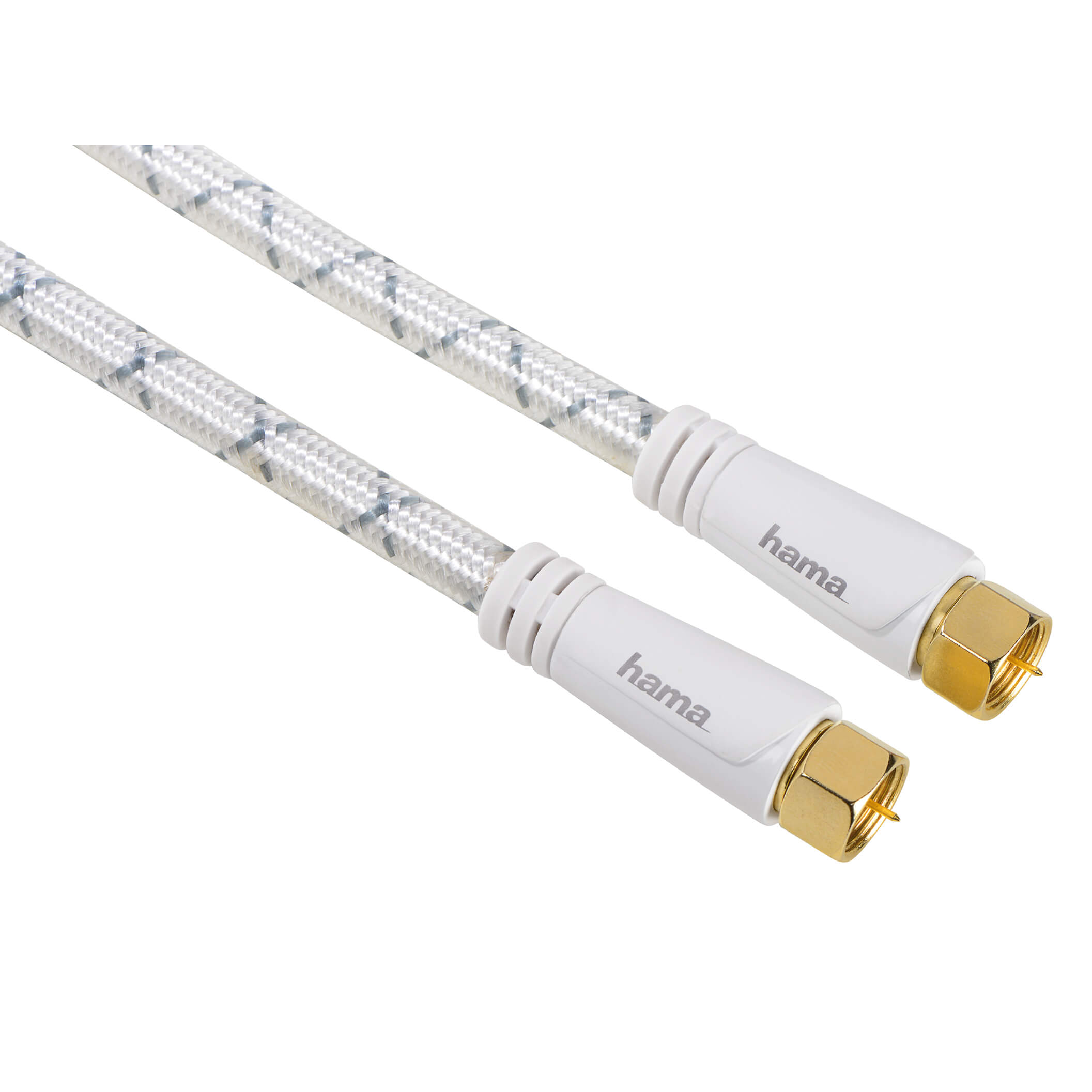 HAMA Antennijohto SAT 120dB F-Liitin-F-Liitin 3m Valk.