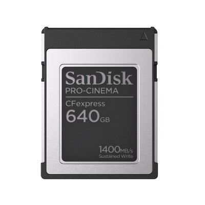 Pro-Cinema CFexpress 1700MB/s 1500MB/s 640GB