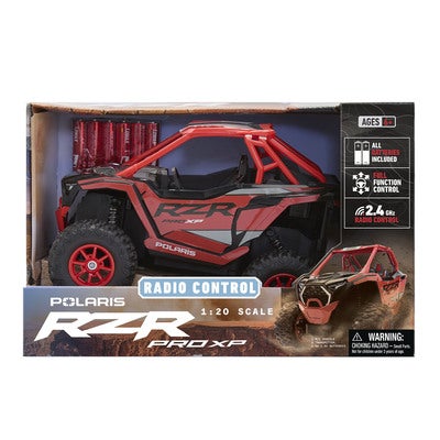 SHARPER IMAGE Toy RC Polaris RZR Pro 1:20 Red