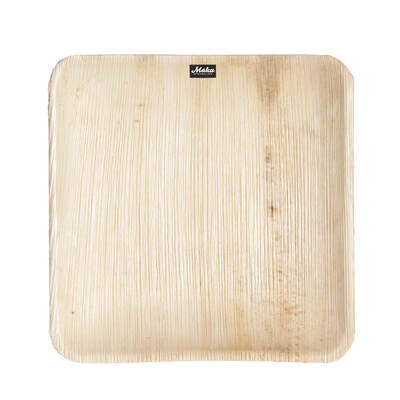 Lautanen Palm Leaf 20x20cm 10 kpl