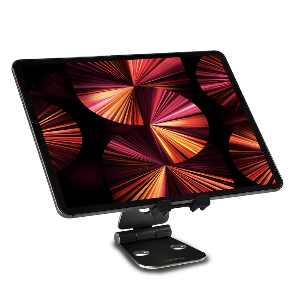 DESIRE2 View Desk Stand Silver Adjustable Tablets and Smartphones