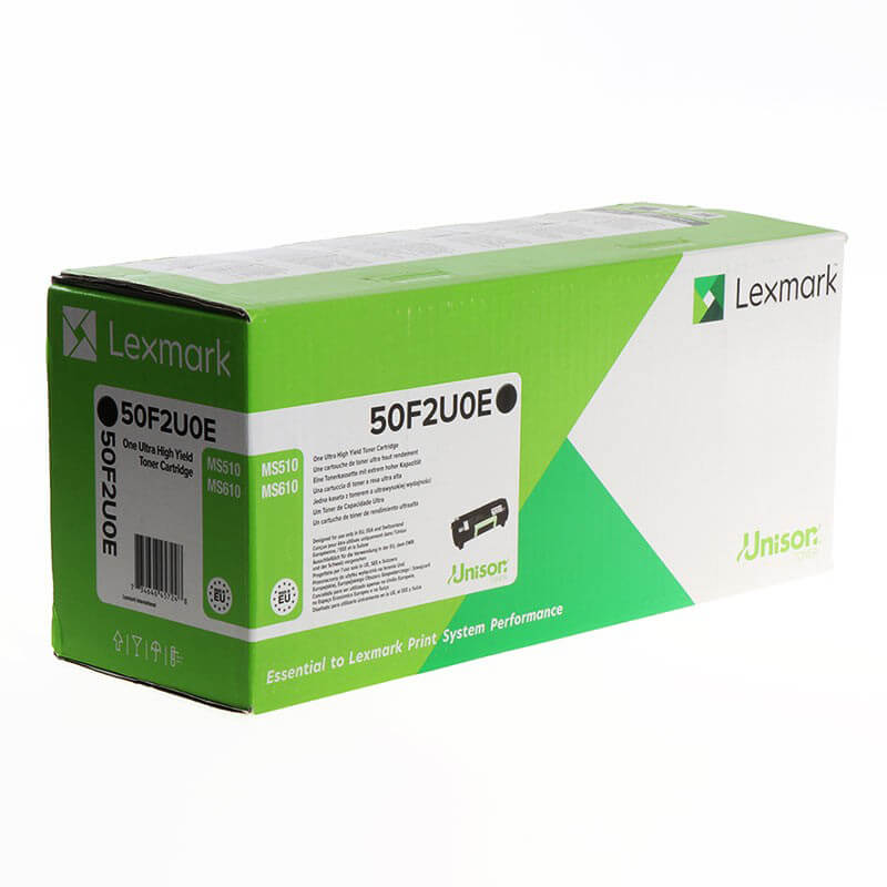 Toner 50F2U0E Sort Ultra Høj Kapacitet, Corporate Return