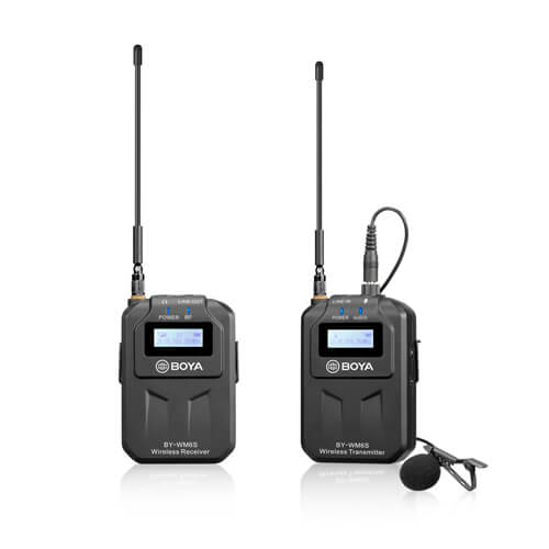BOYA Mikrofon Lavalier Wireless UHF BY-WM6S 3.5mm & XLR