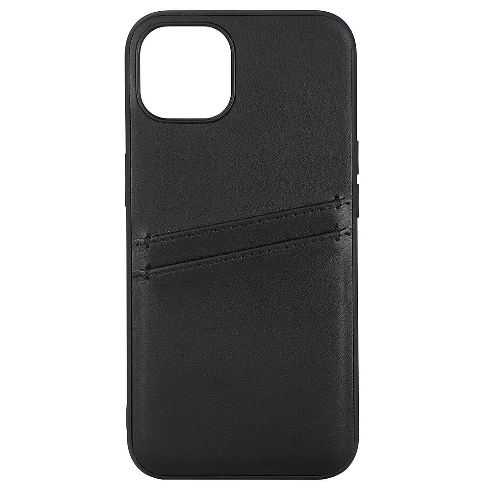 Mobilskal PU Svart - iPhone 13 
