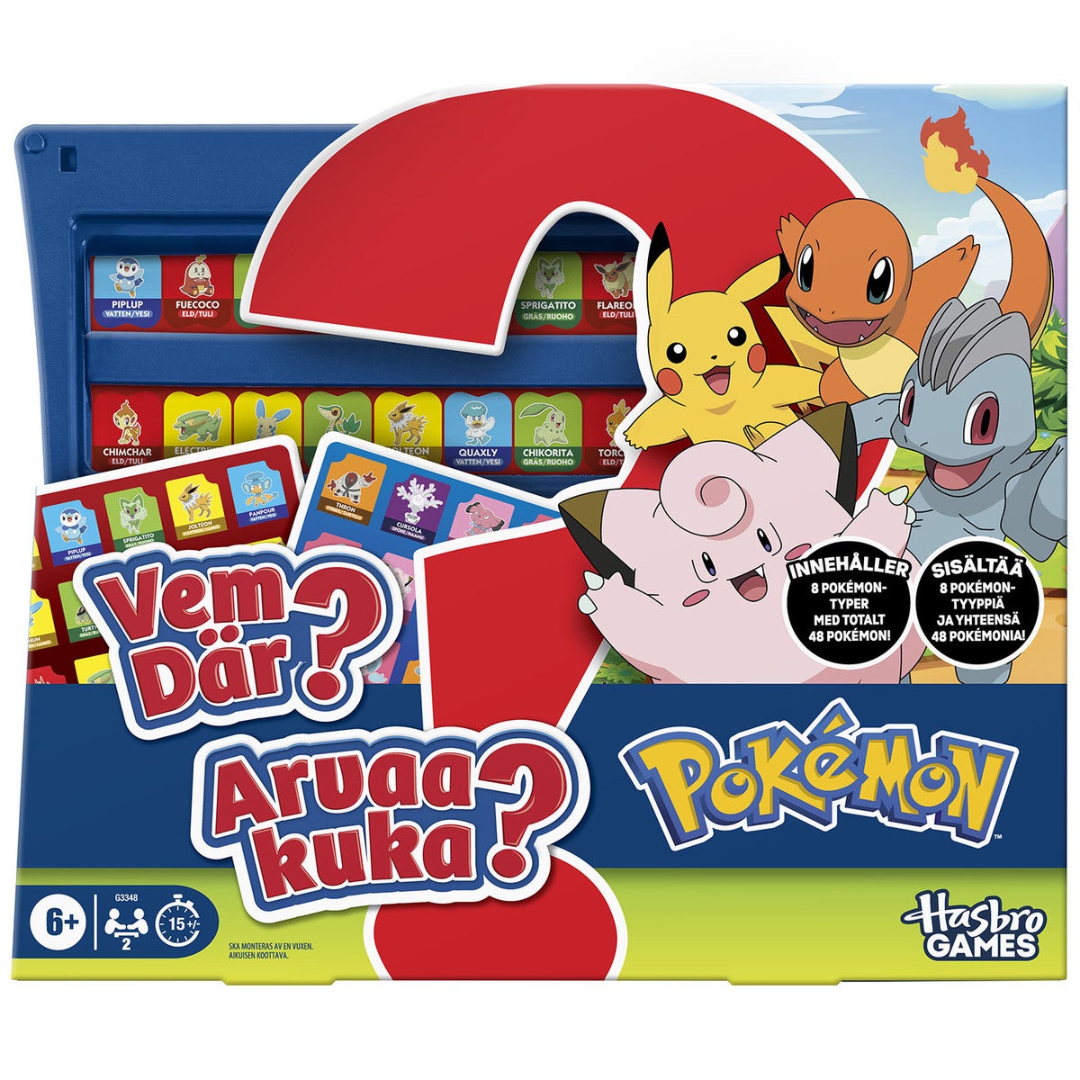 Lautapeli Guess Who Pokemon