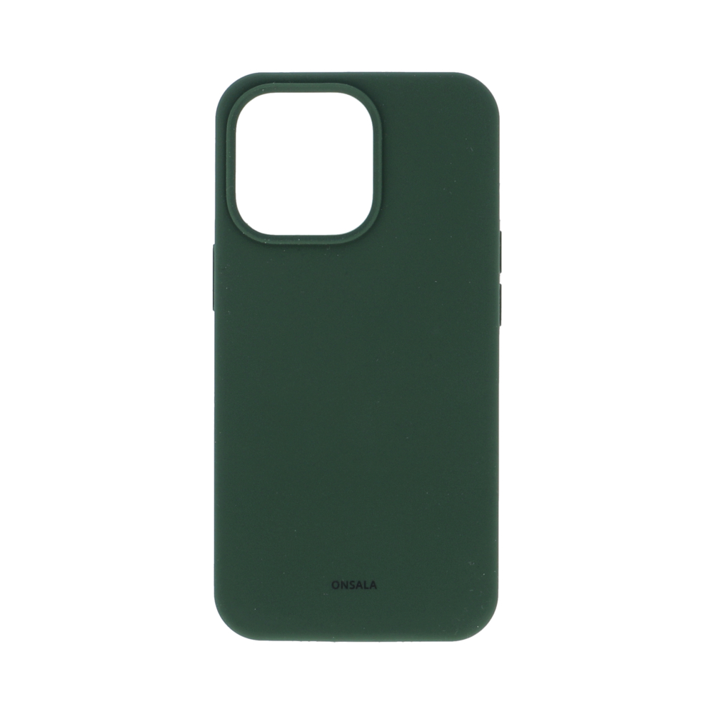 Phone Case Silicone Olive Green - iPhone 13 Pro