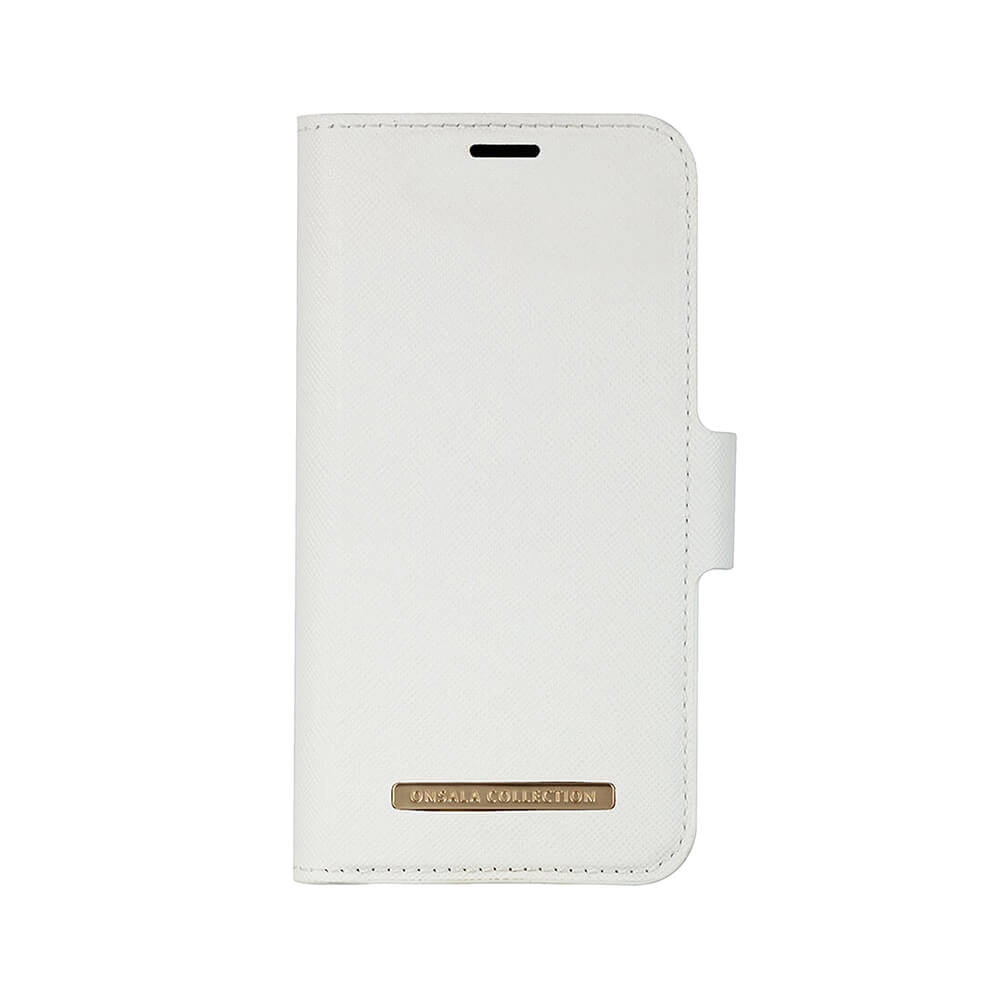 Wallet Case iPhone 12 Mini Saffiano White