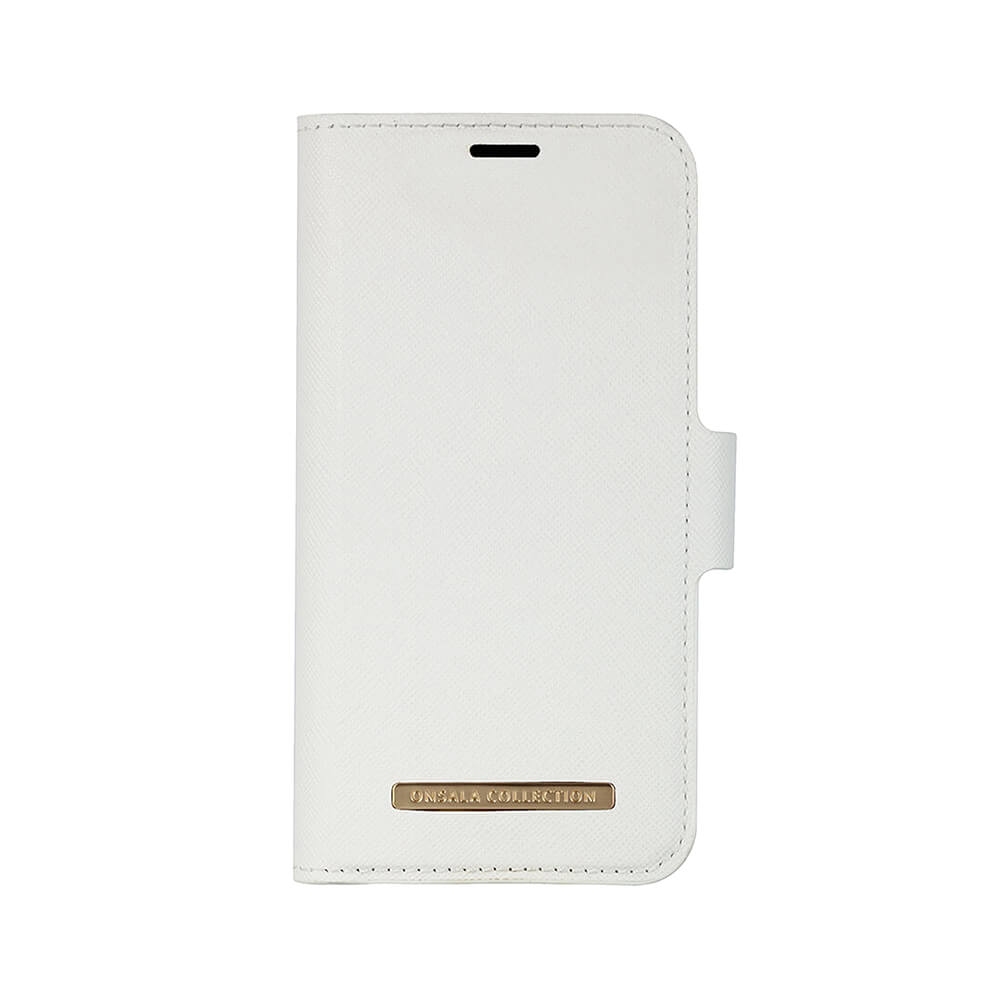 Lompakko iPhone 12 Mini Saffiano White