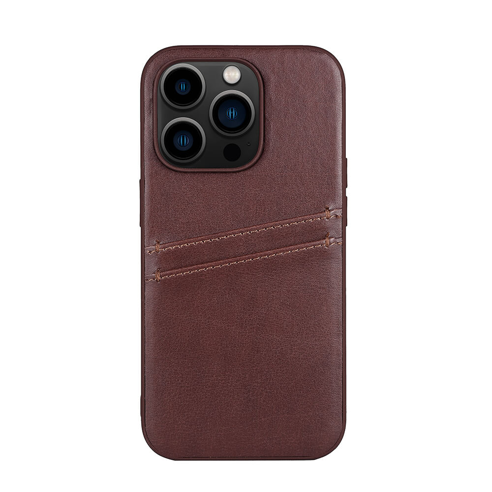 Phone Case PU Brown - iPhone 14 Pro 