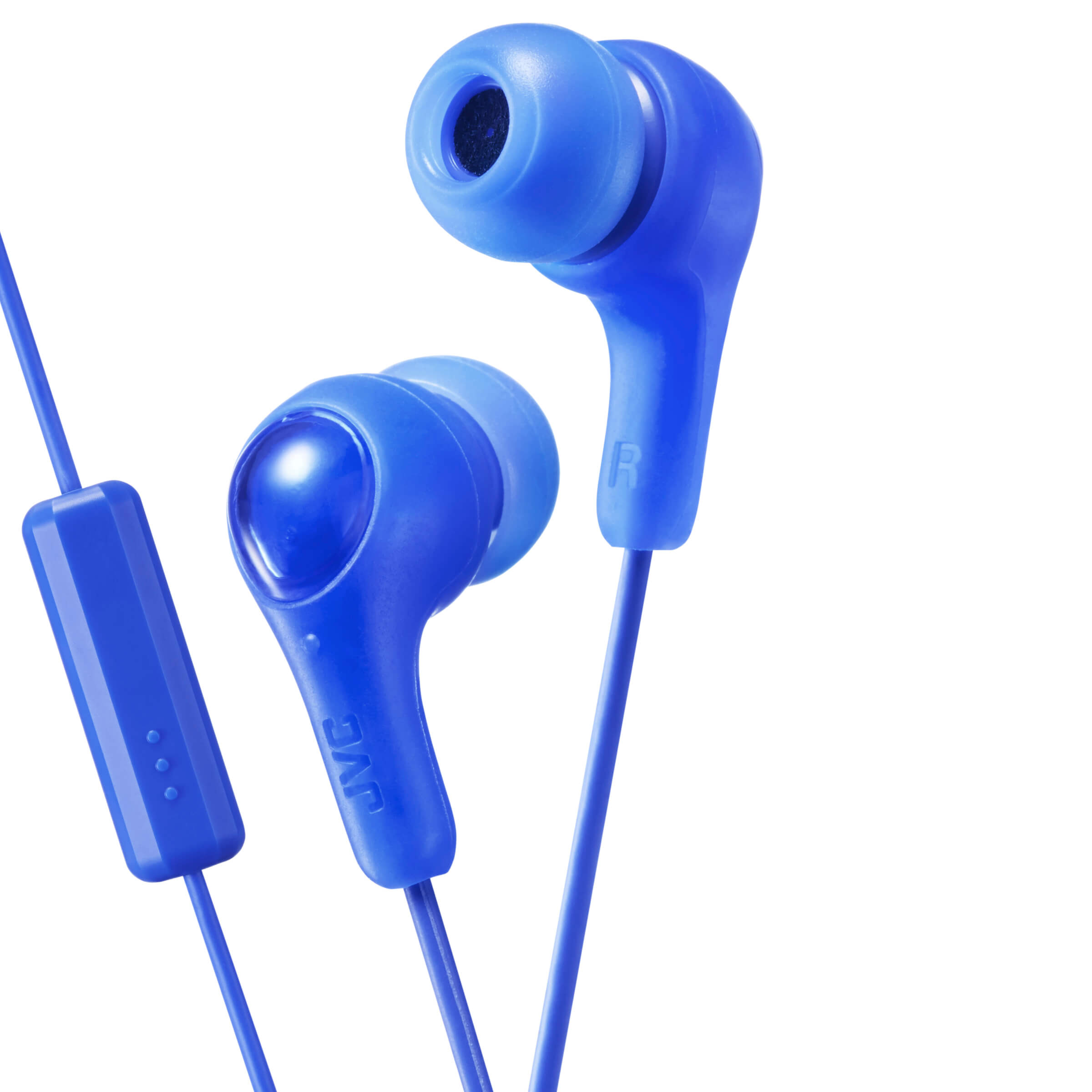  Headphones FX7M Gumy Plus In-Ear Mic Blue
